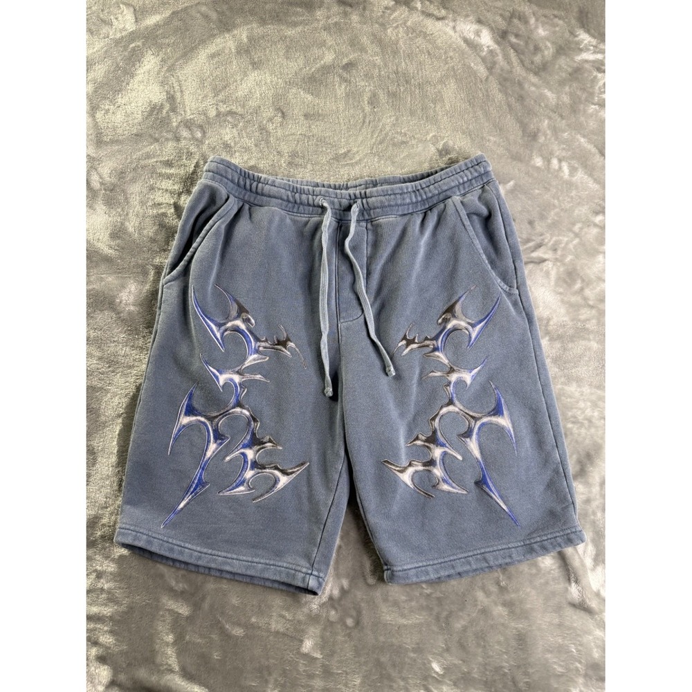 Independent Trading Company Men's Shorts L Blue Garment Dyed Finish